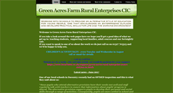 Desktop Screenshot of greenacresfarm.org.uk