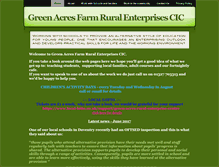 Tablet Screenshot of greenacresfarm.org.uk
